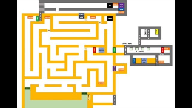 Updated Roblox Cheese Escape Horror Game Full Map All Cheese Door Key Location #Roblox #CheeseEscap