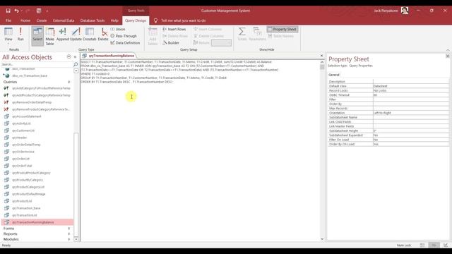 CMS Module 28 Creating Transaction view - Microsoft Access смотреть онлайн