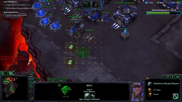 Starcraft LotV Co-op - The Vermillion Problem (Raynor, Brutal, v.3.7.1) смотреть онлайн