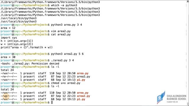 สอนไพธอน Python 3: เทคนิคการ run .py ผ่านทาง Windows, OS X และ Linux command line смотреть онлайн