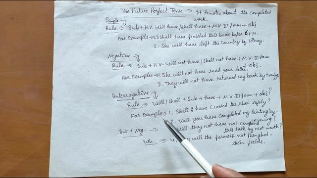 Tenses || Future Perfect Tense || English Grammar || English by Renu Chauhan смотреть онлайн