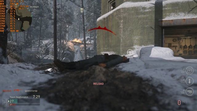 Call of Duty WWII тест производительности смотреть онлайн