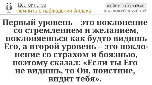 Достоинство помнить, что Аллах наблюдает смотреть онлайн
