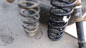 Замена  пружин передней подвески Хендай Соната 2004