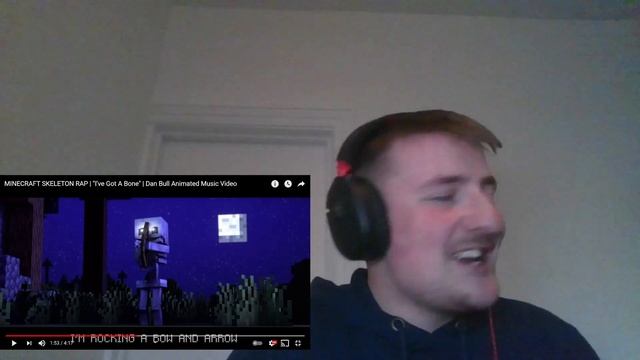 Nerd Reacts to MINECRAFT SKELETON RAP | "I've Got a Bone" | Dan Bull (Awesome Bars!!!) смотреть онлайн