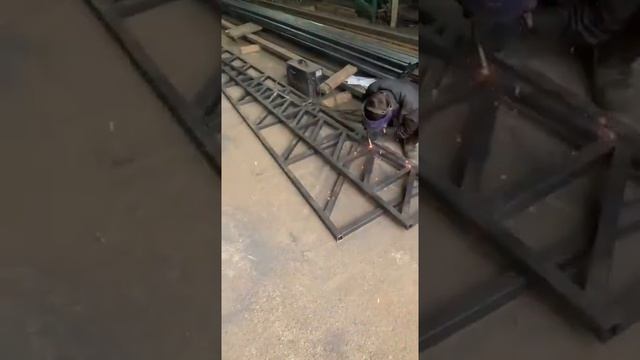 Сварка арок для навеса