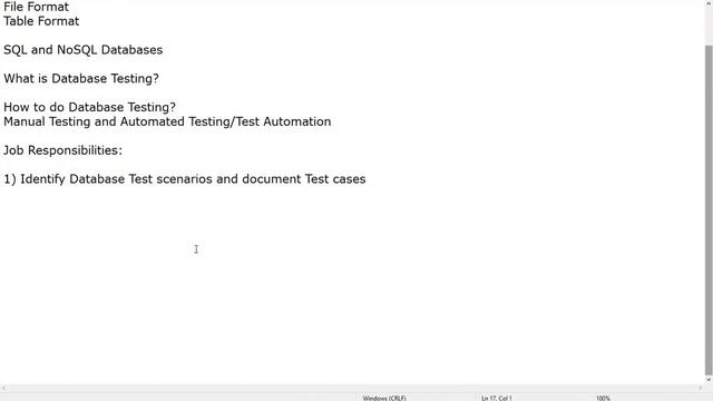 Database Testing Job Responsibilities | Software Testing Fundamentals | G C Reddy | смотреть онлайн