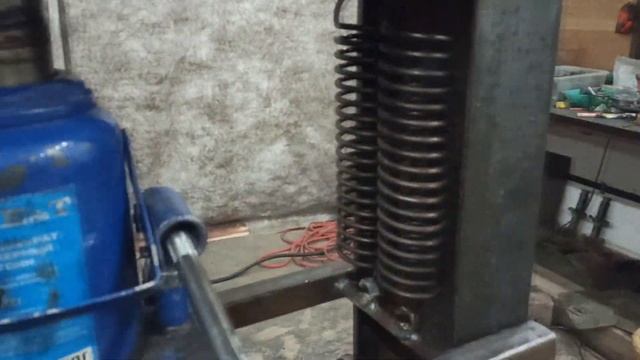 Мощный пресс из домкрата своими руками смотреть онлайн