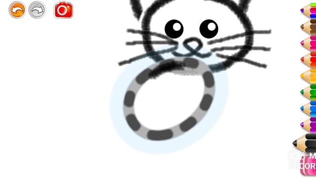 Рисуем котёнка. Мяу !!! смотреть онлайн