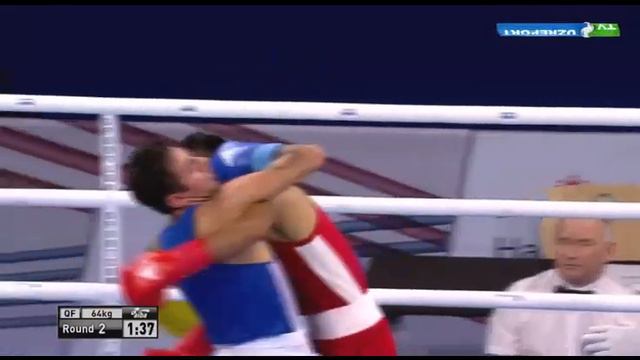 Boks. Jahon chempionati. Chorak final. 64 kg. Iqboljon Xoldorov vs Artyom Xaratunyan смотреть онлайн