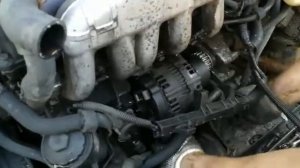 VW T5  2008 Multivan/  transporter caravella 2,5  generator, снятие генератора