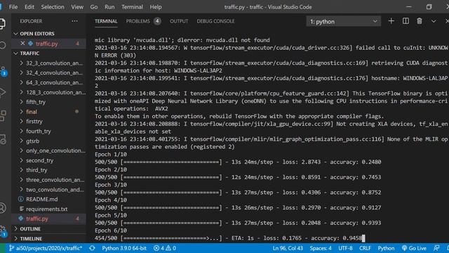 CS50’s Introduction to Artificial Intelligence with Python - Project Traffic смотреть онлайн