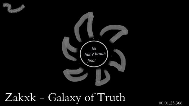 (Old video with low quality) Zakxk - Galaxy of truth | Final track in the "Pointless" trilogy смотреть онлайн