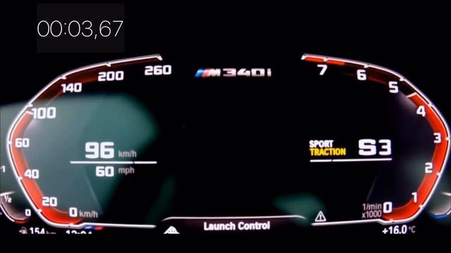 M340i G20 Vs 340i F30 0-100 + 0-200