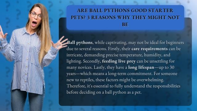 Are Ball Pythons Good Starter Pets? 3 Reasons Why They Might Not Be смотреть онлайн