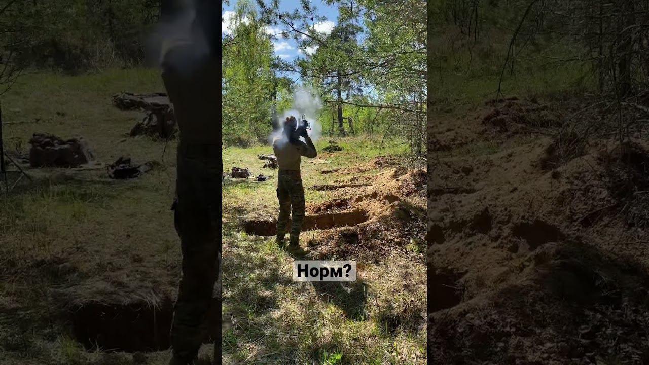 Страйкбольный гранатомет #fake #airsoft #replica смотреть онлайн