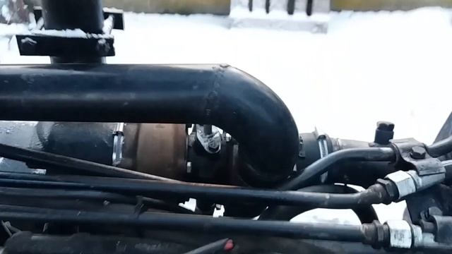 Установка турбины на трактор МТЗ 80 . 920! и дополнительная установка интеркулера! смотреть онлайн