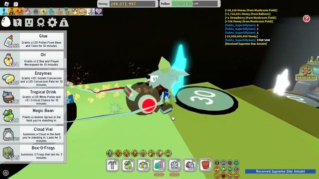 I got supreme star amulet FINALLY in Bee Swarm Simulator смотреть онлайн