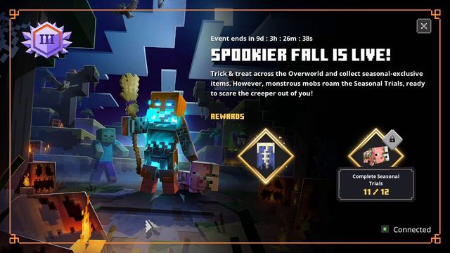 SPOOKIER FALL IS HERE! Minecraft Dungeons Spookier Fall Soundtrack смотреть онлайн
