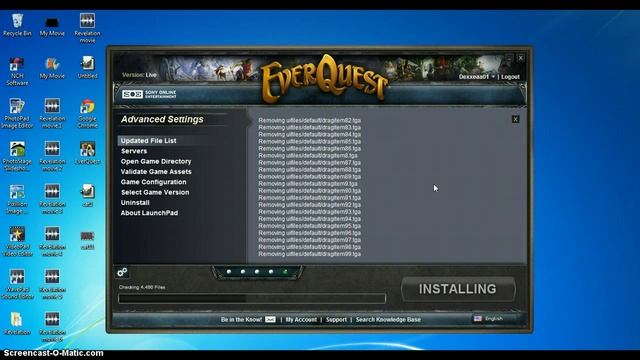 How to Change EverQuest patcher to play on TEST server. смотреть онлайн