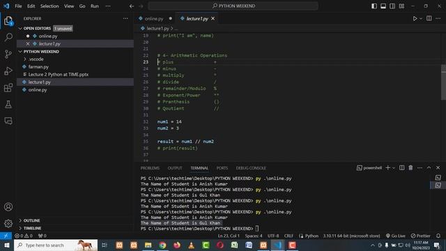 Lecture 1: Python Programming | Free Course | TIME + SSDP | Hyderabad смотреть онлайн