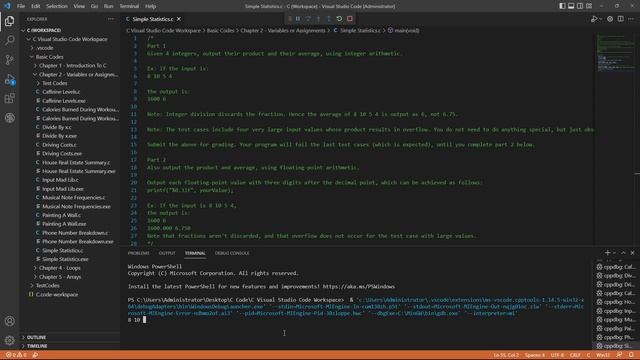 C Lab: Simple Statistics смотреть онлайн