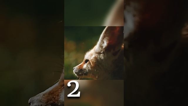 Лиса Фенек - 3 интересных факта #лиса #природа смотреть онлайн