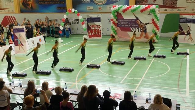2016 Открытый Чемпионат и Первенство РТ по спортивной аэробике 12 14 лет степ аэробика смотреть онлайн