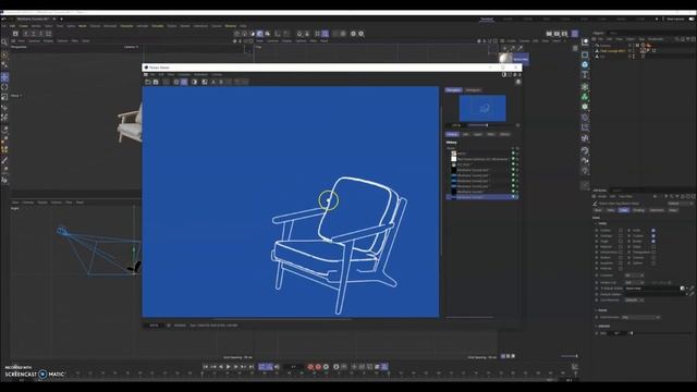 Cinema 4D | Wireframe/Blueprint Tutorial | смотреть онлайн