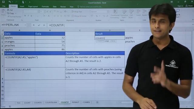 Ms Excel - Count Functions смотреть онлайн