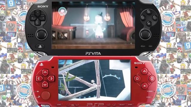 PSP VS PS VITA Wipeout, Virtua Tennis, Little Big Planet, Ridge Racer, Everybody's Golf