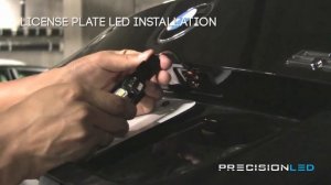 BMW E60 E61 5 Series Установка LED ламп в подсветку номерного знака