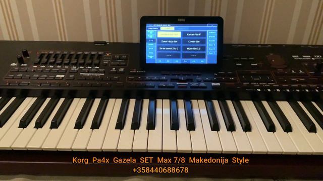Korg Pa4x Gazela SET 2021 Max 7/8 Makedonija Style смотреть онлайн