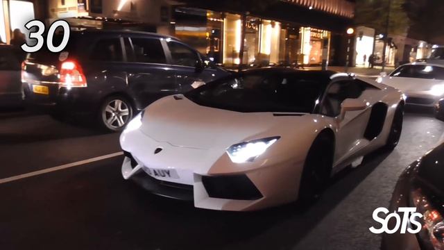 58 Lamborghini Aventadors in London 2015 смотреть онлайн