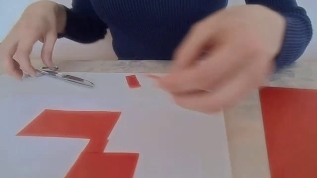 Аппликация из геометрических фигур. Видеозанятие для детей 5-6 лет. смотреть онлайн