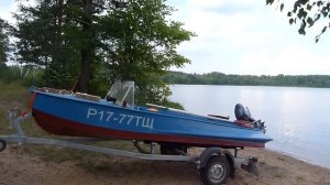 Спуск на воду лодки Казанка М, Ямаха 30 2т