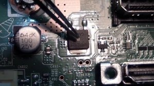 Монитор Samsung S27D590C. Не включается. Ремонт главной платы.