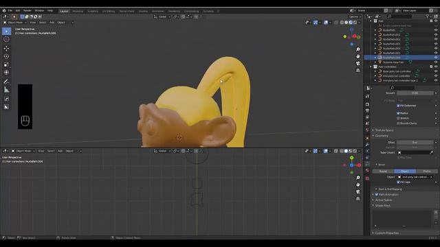 How to make stylized hair in blender 2.9 (3D cartoon hair) смотреть онлайн