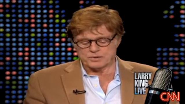 Robert Redford On Larry King Live