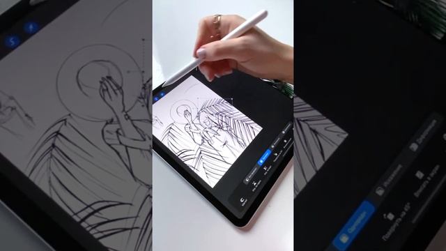 Рисуем фэшн скетч девушка в шляпе / Fashion скетчинг / Онлайн школа рисования Interior Sketch смотреть онлайн