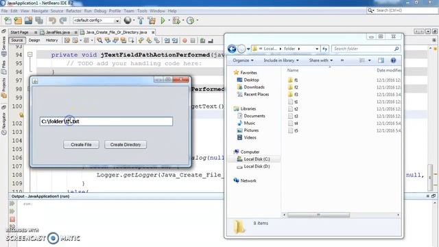 Java - How To Create File Or Directory In Java Using NetBeans [ With Source Code ] смотреть онлайн