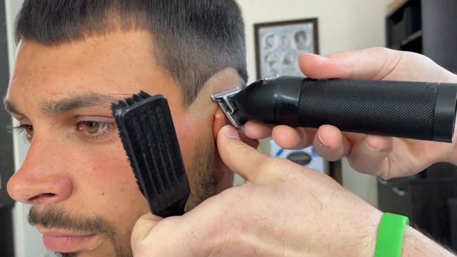 Мужская стрижка машинкой на расческе смотреть онлайн