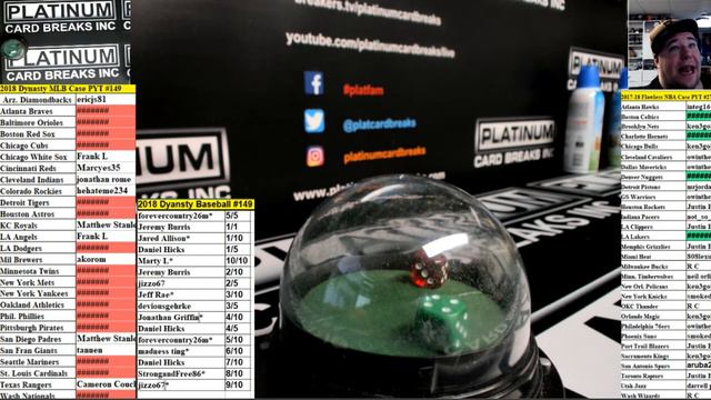 2018 Dynasty MLB Case PYT #149 MONSTER CASE WOW