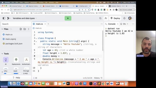 2. Variables and Data Types смотреть онлайн