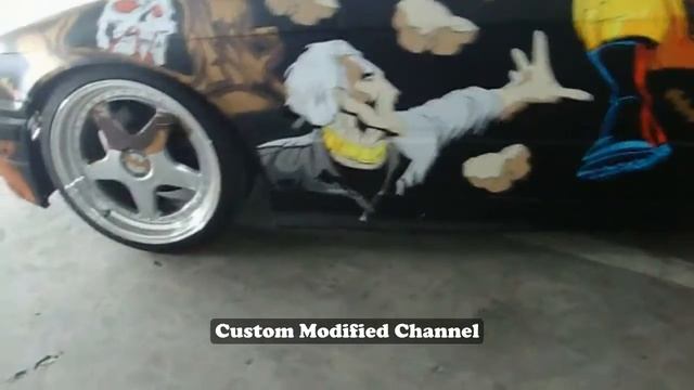 Modification BMW 318i E36 Full Wrapping Cutting Sticker Oracal Wolferine смотреть онлайн