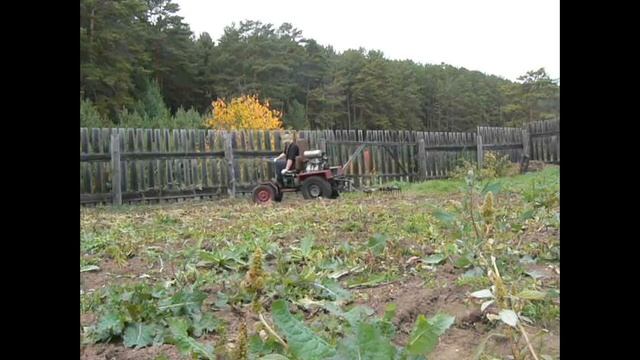Самодельная борона для уборки ботвы и травы смотреть онлайн