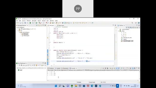 Constructors with Static variables in JAVA смотреть онлайн