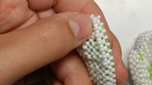 Ушки. Плюшик из бисера. Амигуруми. Мастер класс.