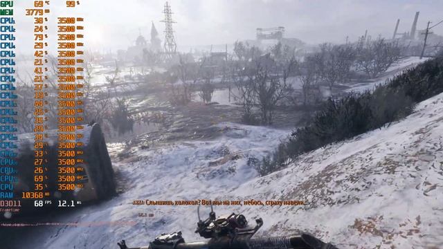 GTX 1660 Super 6Gb (JIESHUO), Xeon E5-2666v3 в  Metro  Exodus