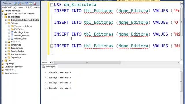 8 - T-SQL - INSERT INTO ... VALUES - Inserir dados nas Tabelas - SQL Server смотреть онлайн